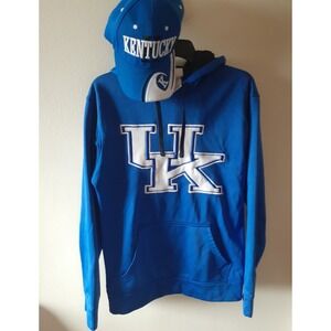 Section 101 Kentucky Wildcats Hoodie NCAA Pullover Sweatshirt Small and‎ Hat